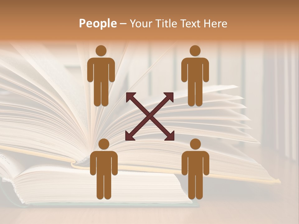 Author Big Reading PowerPoint Template