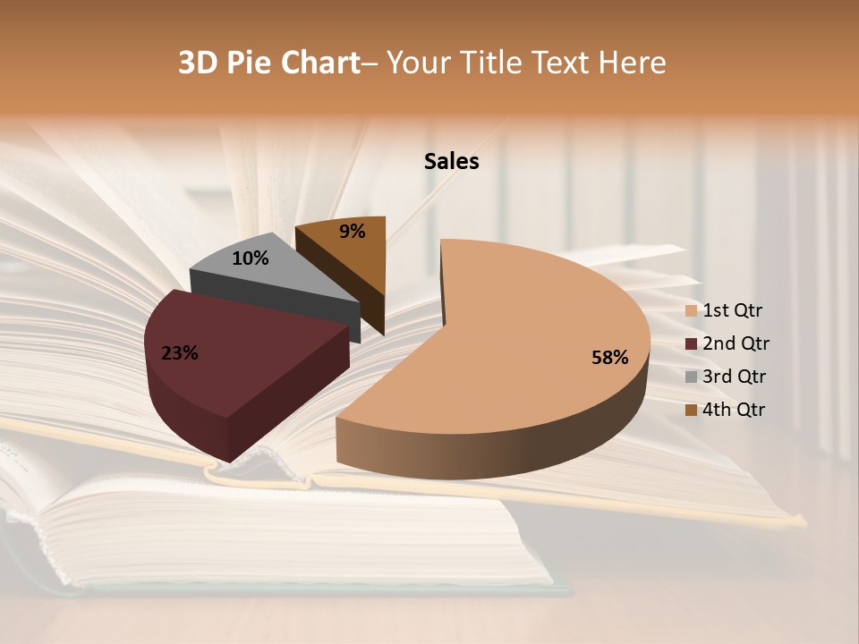 Author Big Reading PowerPoint Template