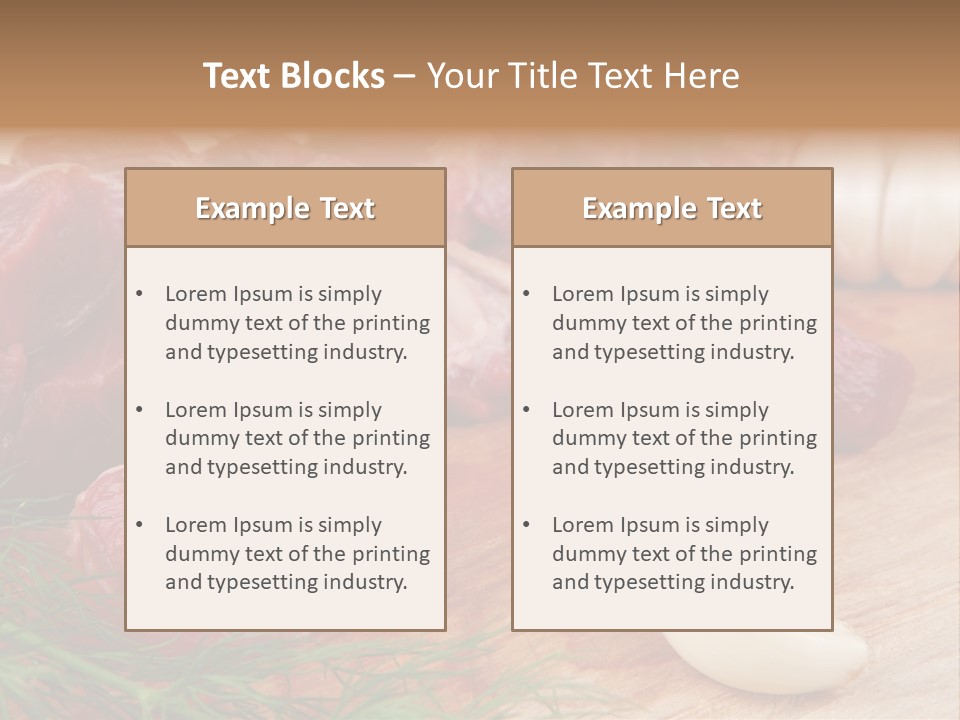 Butcher Meats PowerPoint Template