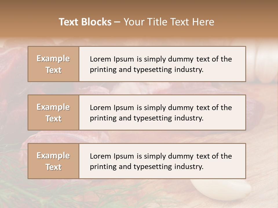 Butcher Meats PowerPoint Template