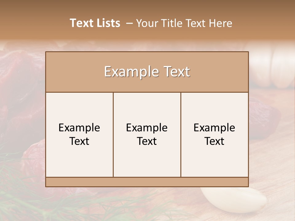 Butcher Meats PowerPoint Template