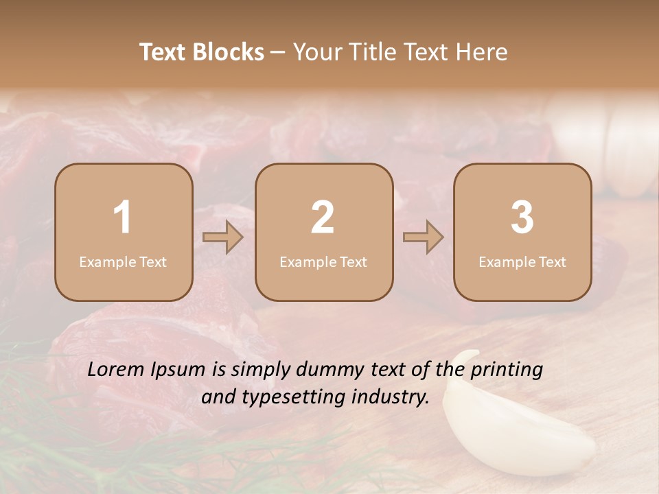 Butcher Meats PowerPoint Template