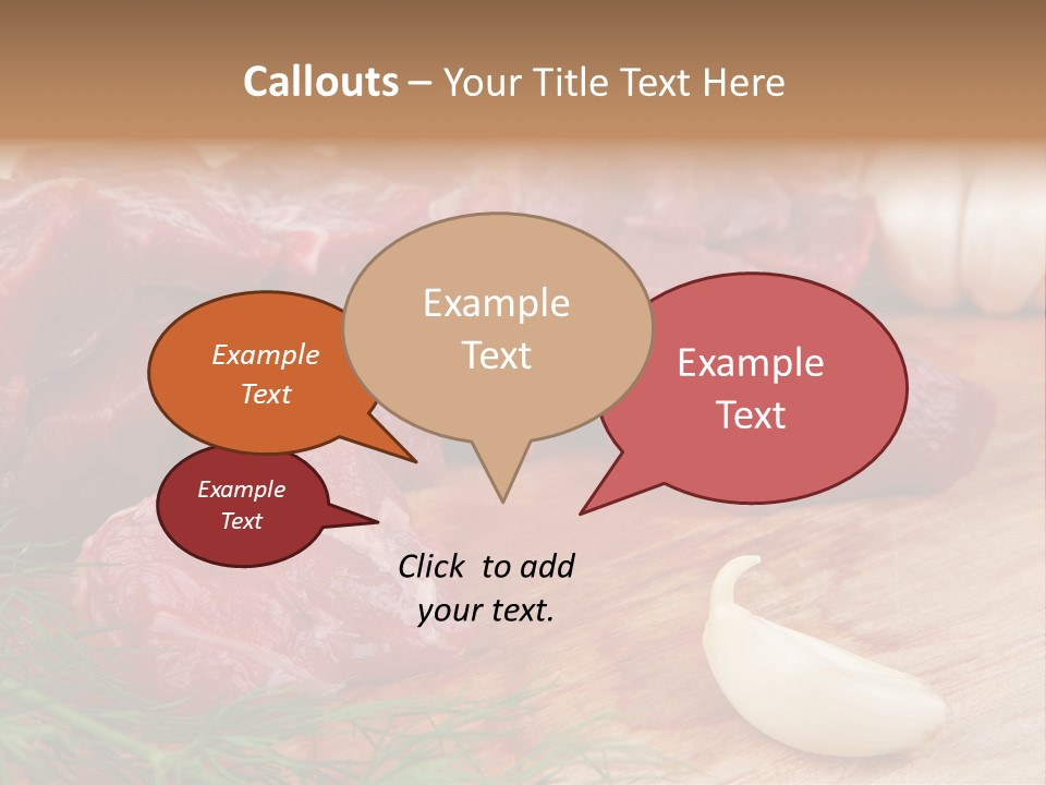 Butcher Meats PowerPoint Template