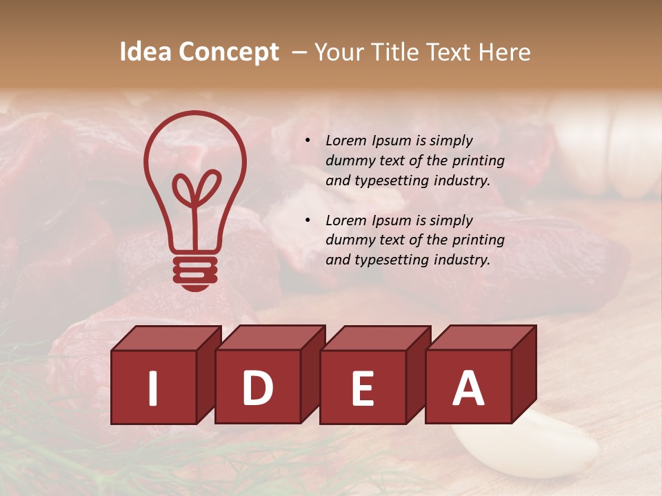 Butcher Meats PowerPoint Template