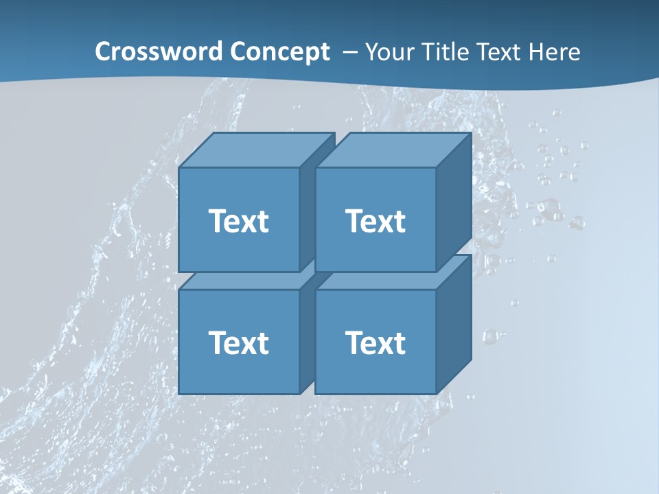 Splash Of Water PowerPoint Template