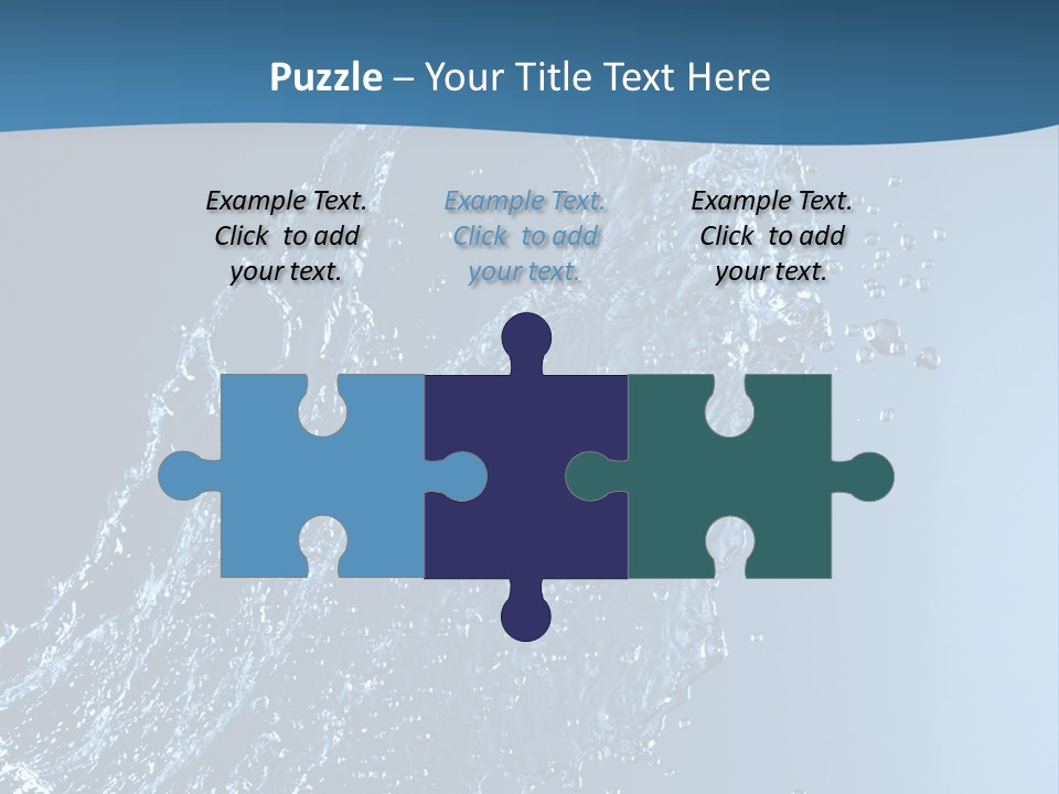 Splash Of Water PowerPoint Template