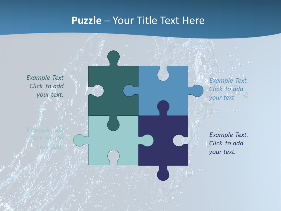 Splash Of Water PowerPoint Template
