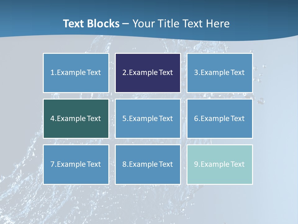 Splash Of Water PowerPoint Template