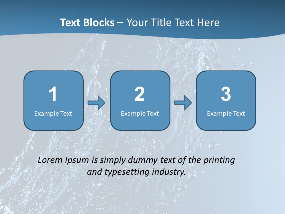 Splash Of Water PowerPoint Template