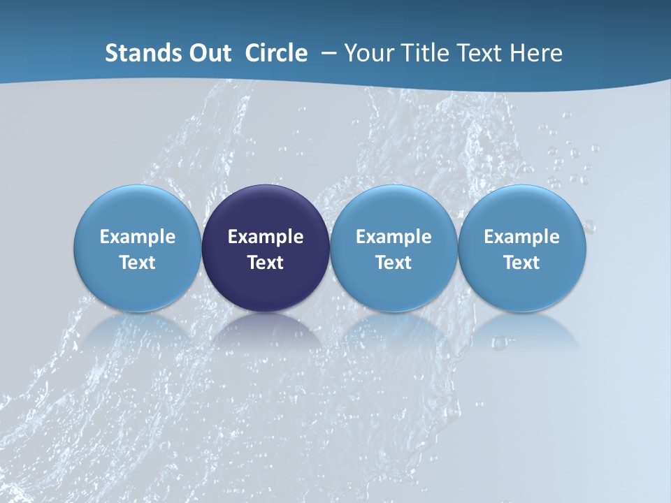 Splash Of Water PowerPoint Template