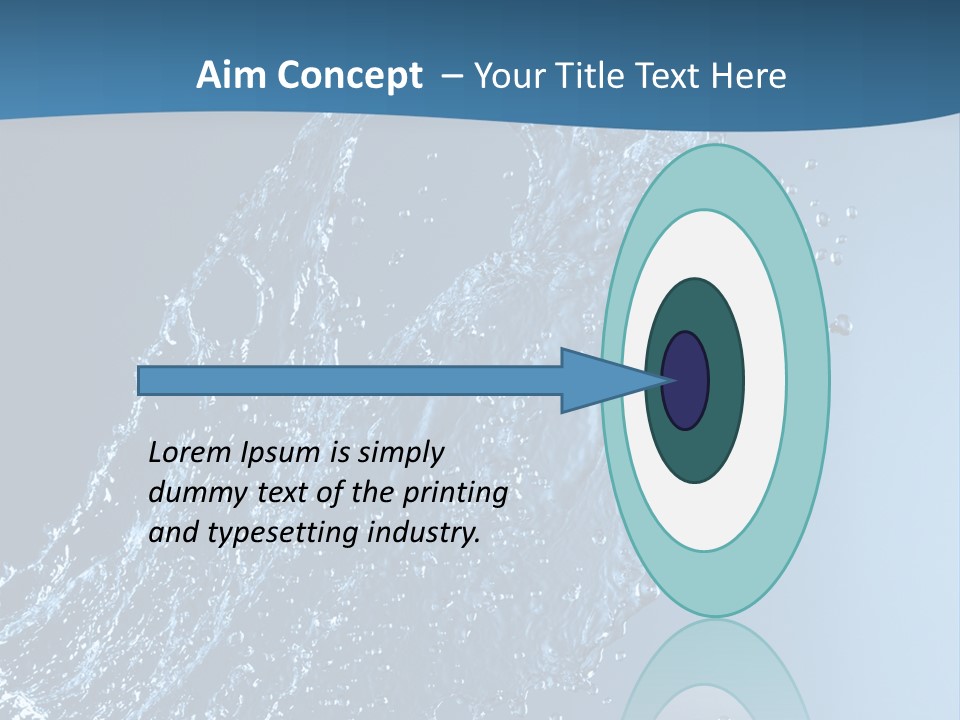 Splash Of Water PowerPoint Template