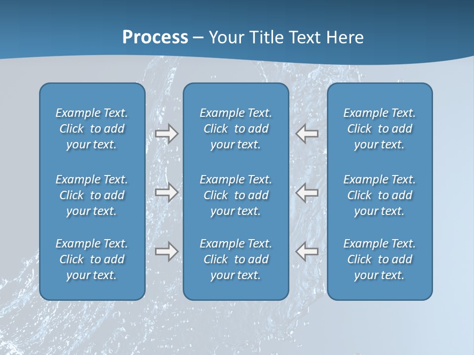 Splash Of Water PowerPoint Template