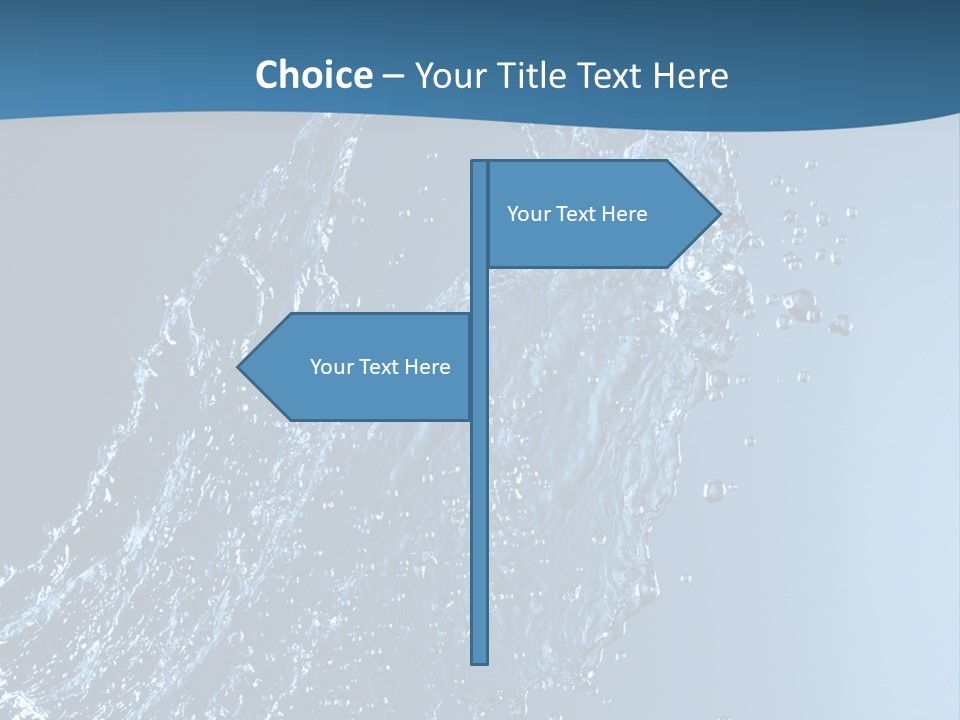 Splash Of Water PowerPoint Template