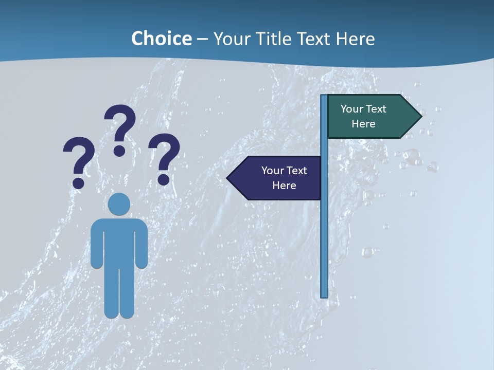 Splash Of Water PowerPoint Template