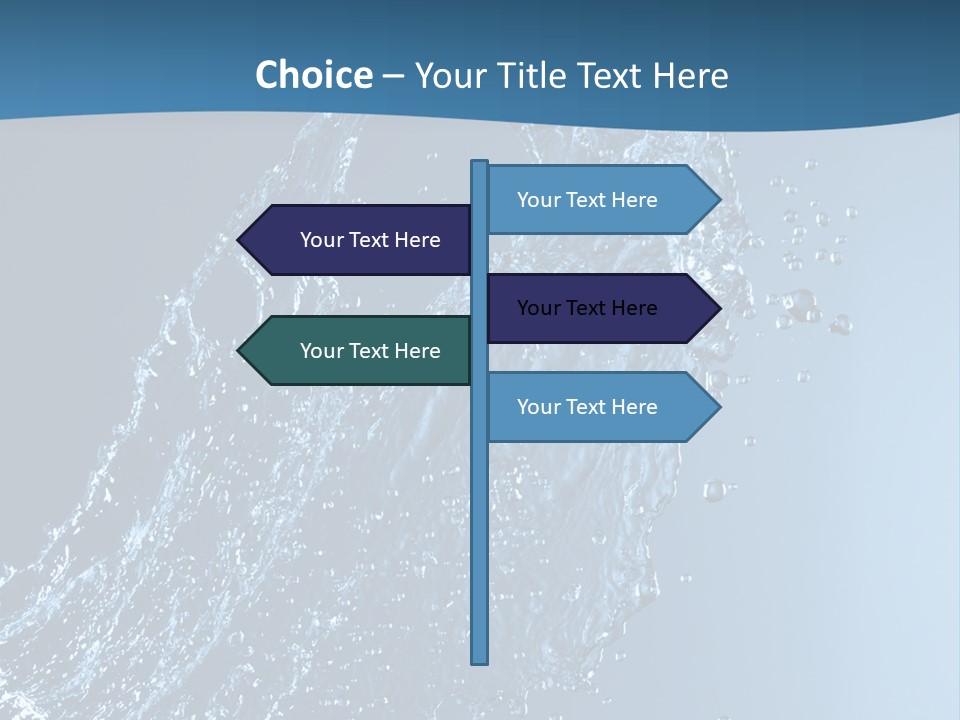 Splash Of Water PowerPoint Template