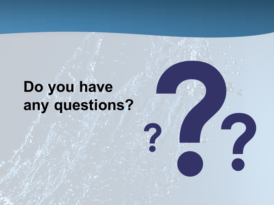 Splash Of Water PowerPoint Template