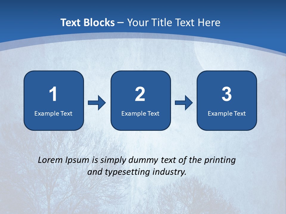 Crescent Hallows Landscape PowerPoint Template