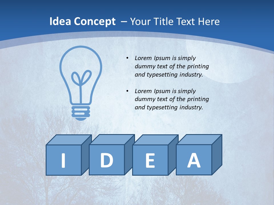 Crescent Hallows Landscape PowerPoint Template