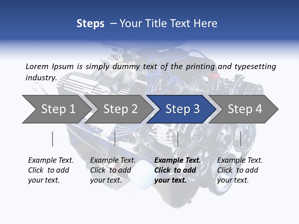 Chrome V8 Engines PowerPoint Template
