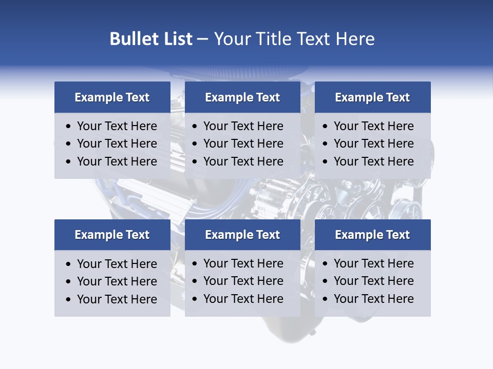 Chrome V8 Engines PowerPoint Template