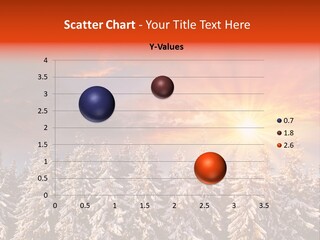 Winter Mountain Sunset PowerPoint Template