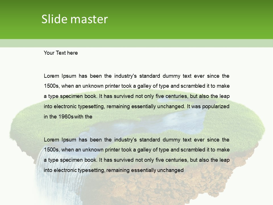 Life Transparent Planet PowerPoint Template