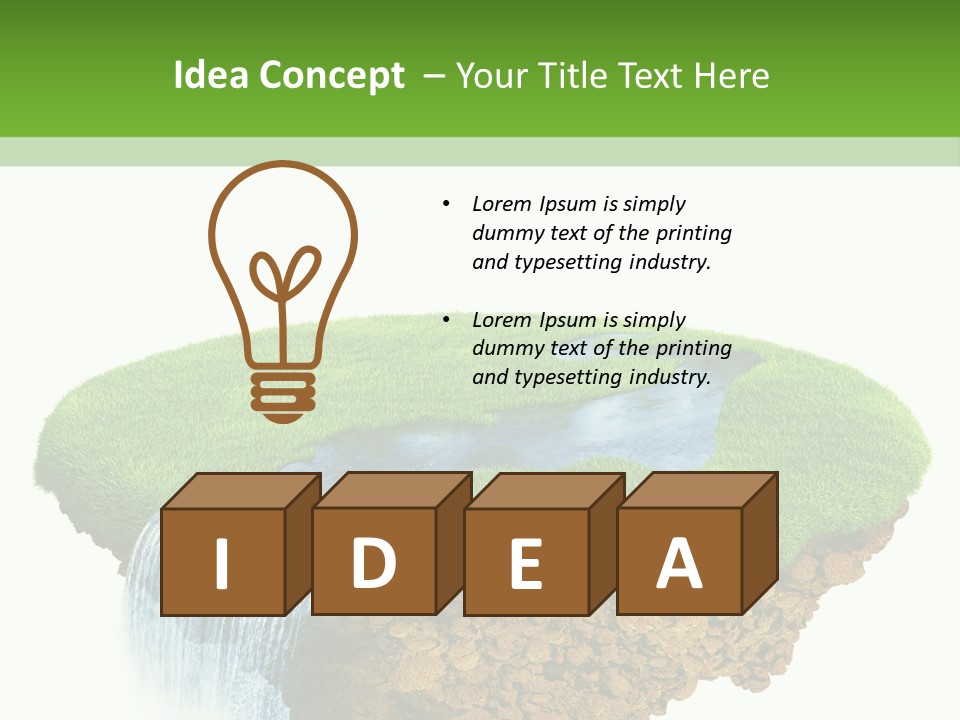 Life Transparent Planet PowerPoint Template