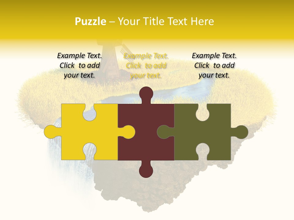 Piece Of Land PowerPoint Template