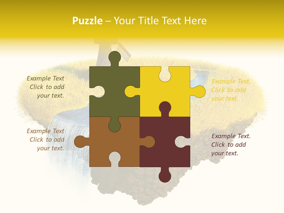 Piece Of Land PowerPoint Template