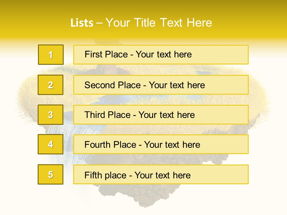 Piece Of Land PowerPoint Template