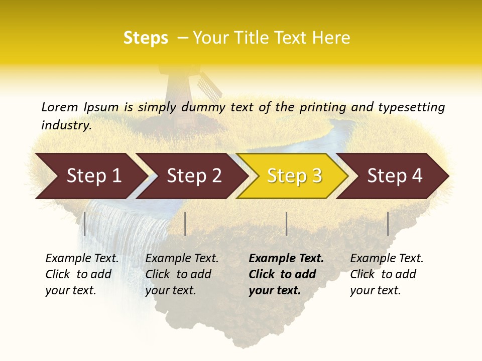 Piece Of Land PowerPoint Template