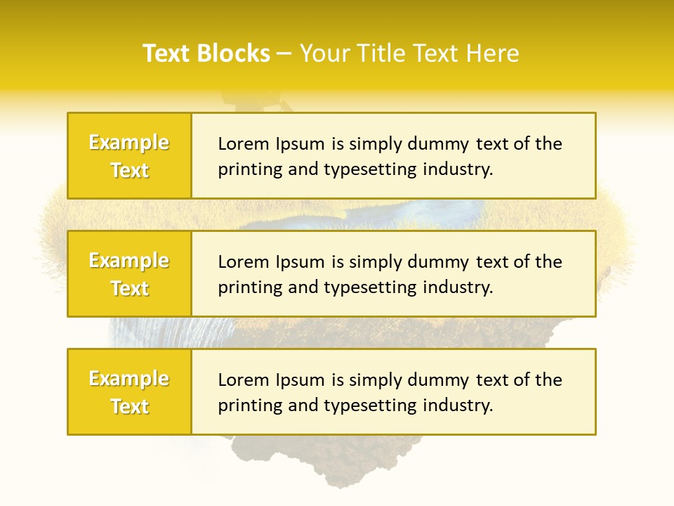 Piece Of Land PowerPoint Template