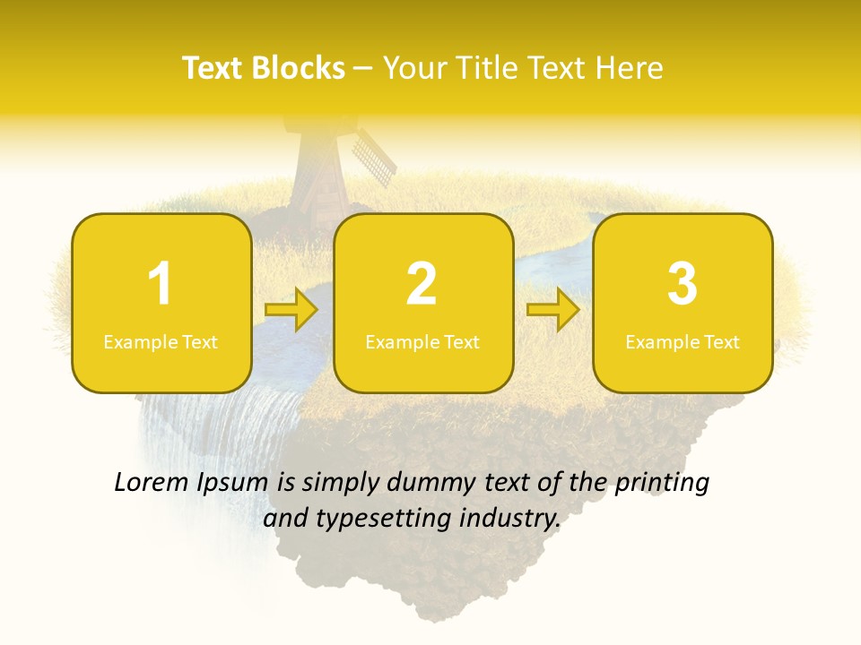 Piece Of Land PowerPoint Template