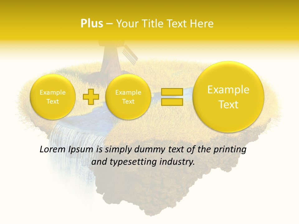 Piece Of Land PowerPoint Template