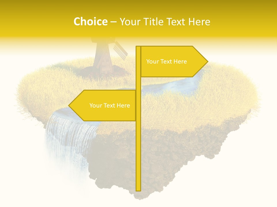 Piece Of Land PowerPoint Template