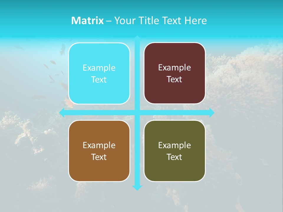 Coral Sun Ocean PowerPoint Template