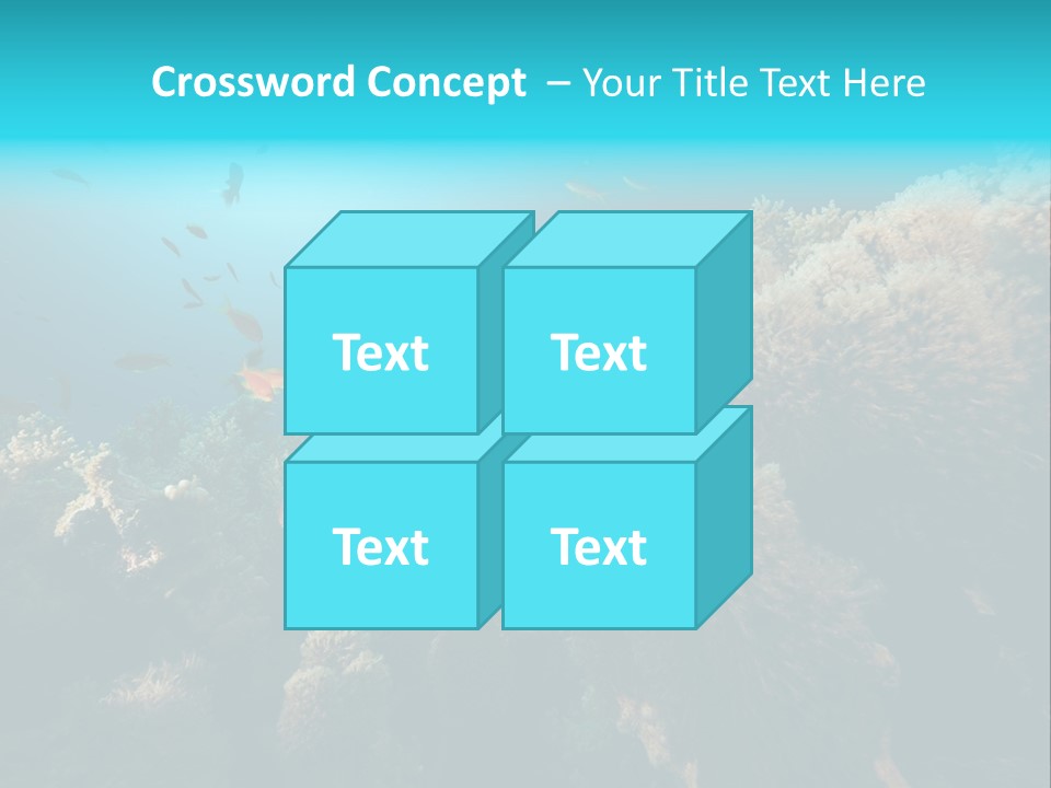 Coral Sun Ocean PowerPoint Template