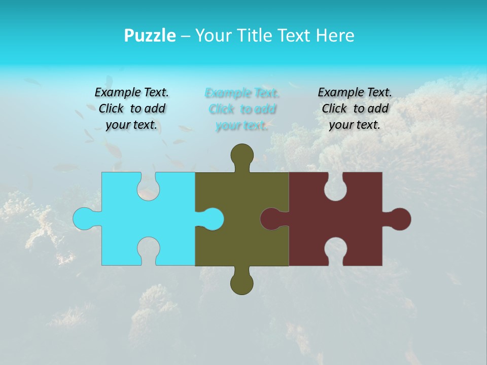 Coral Sun Ocean PowerPoint Template