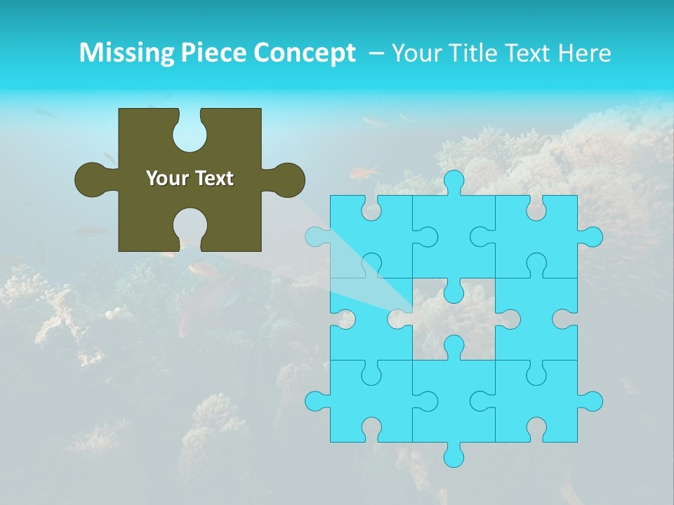 Coral Sun Ocean PowerPoint Template