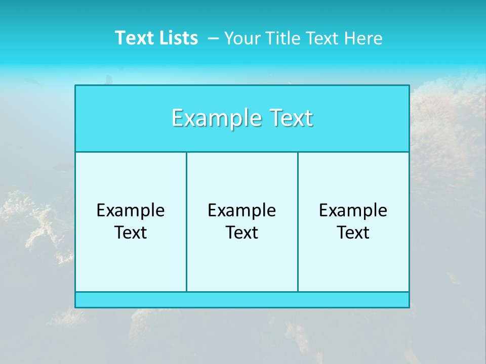 Coral Sun Ocean PowerPoint Template