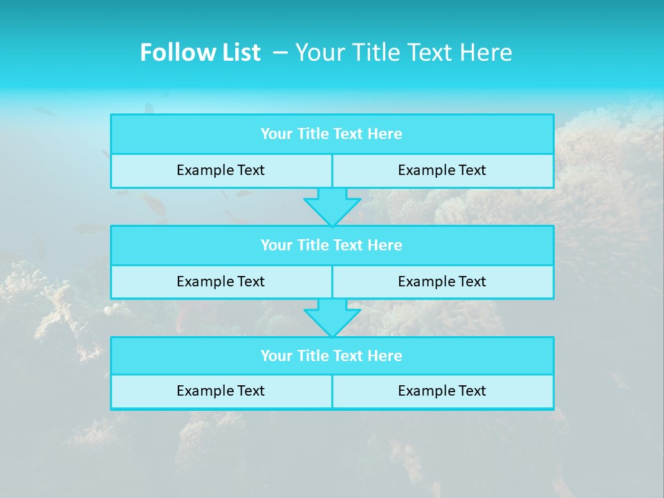 Coral Sun Ocean PowerPoint Template