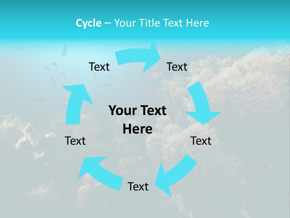 Coral Sun Ocean PowerPoint Template