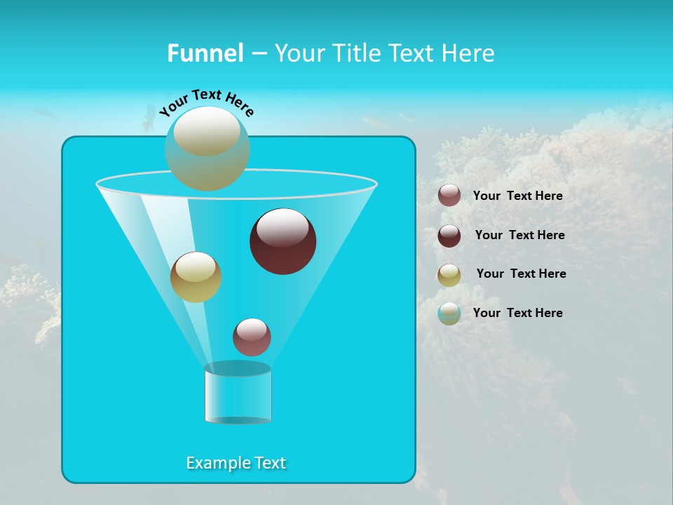 Coral Sun Ocean PowerPoint Template