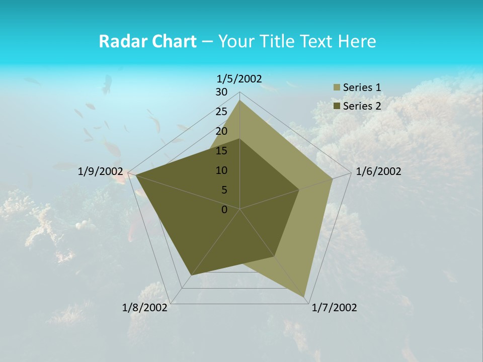 Coral Sun Ocean PowerPoint Template