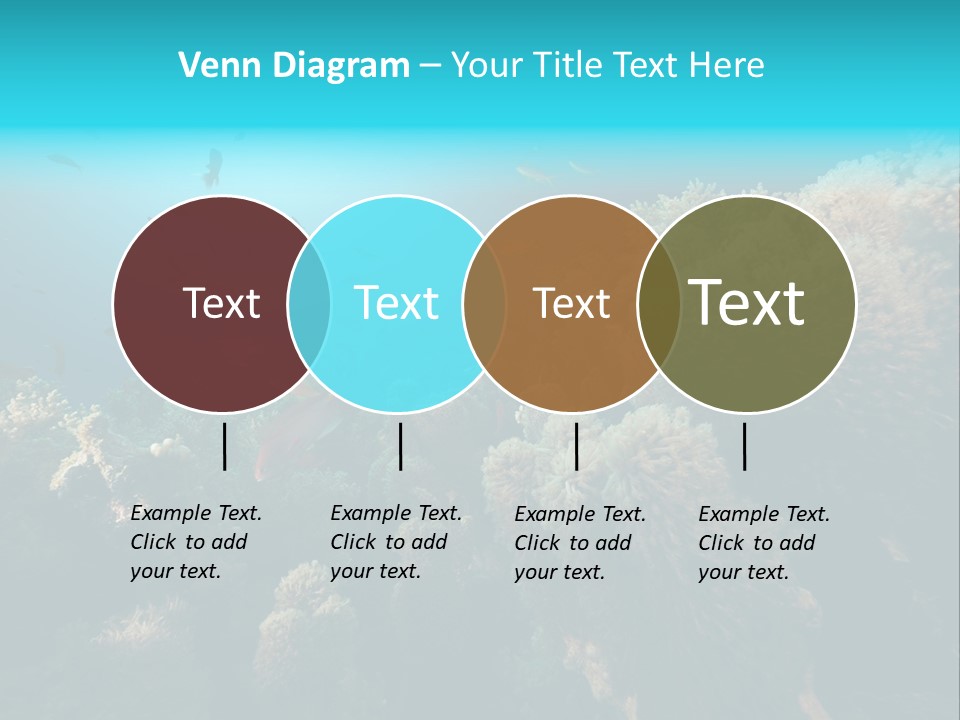 Coral Sun Ocean PowerPoint Template