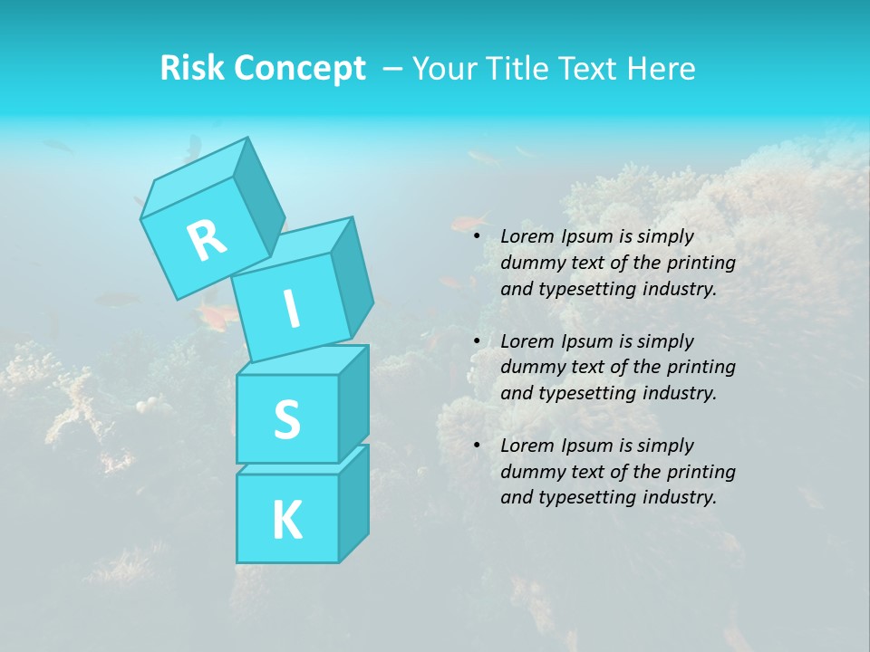 Coral Sun Ocean PowerPoint Template