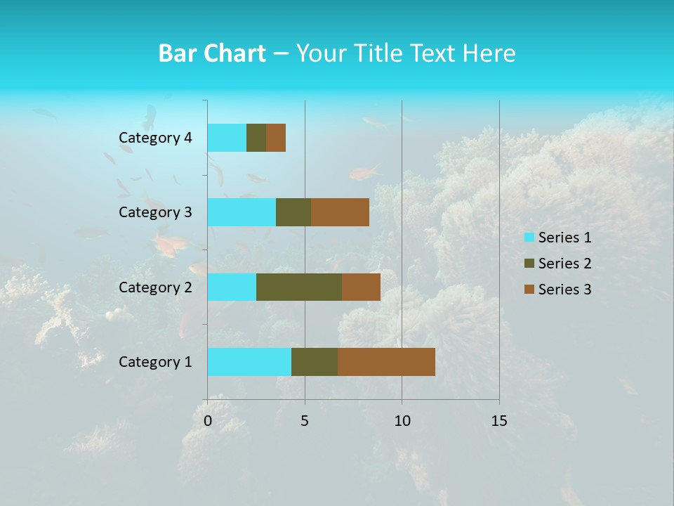 Coral Sun Ocean PowerPoint Template