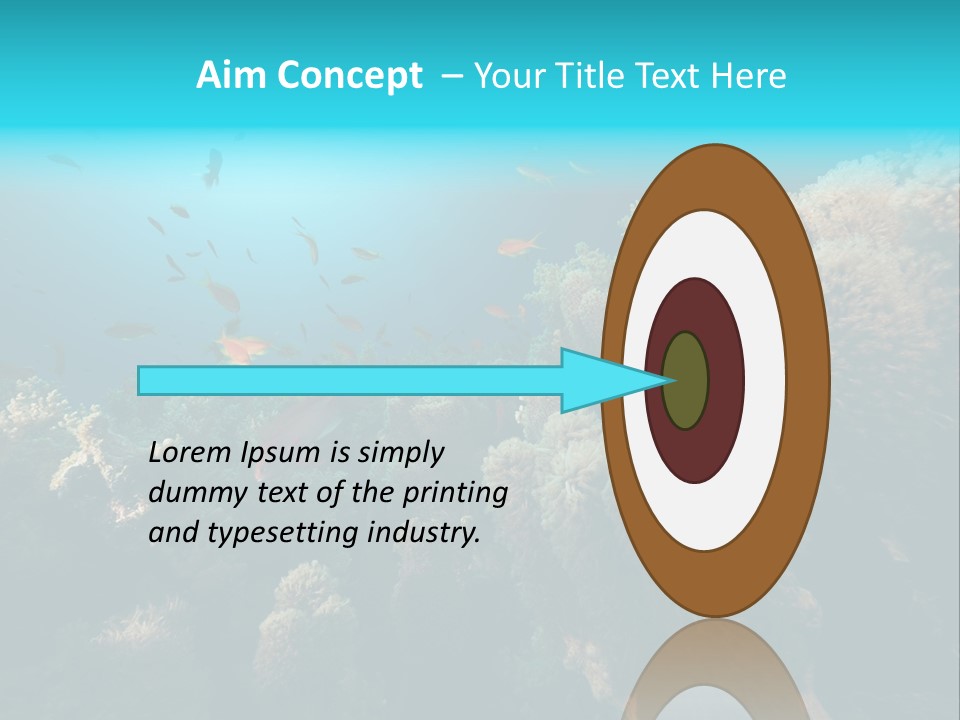 Coral Sun Ocean PowerPoint Template