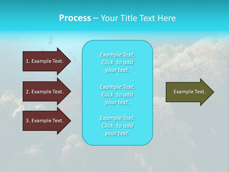 Coral Sun Ocean PowerPoint Template