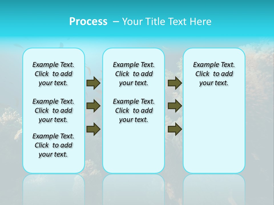 Coral Sun Ocean PowerPoint Template